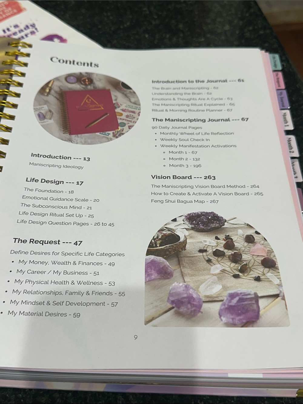 The Maniscripting Journal Life Design & Ritual Guidebook manifesting wealth gift - Picture 2 of 14